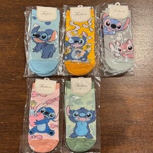 NWT Lilo & Stitch Cute Character Ankle Socks